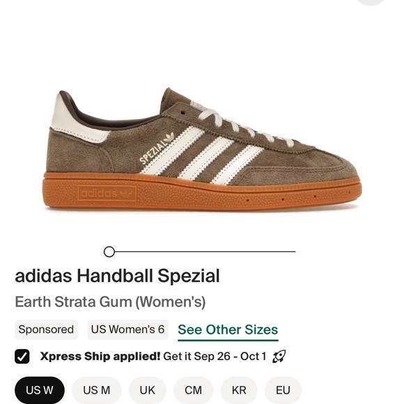 Adidas Handball Spezial Earth Strata Sneakers - Picture 1 of 1